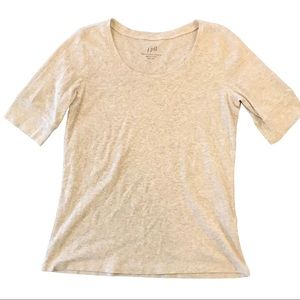 J. Jill Pima Cotton Short Sleeve Tee Size XS